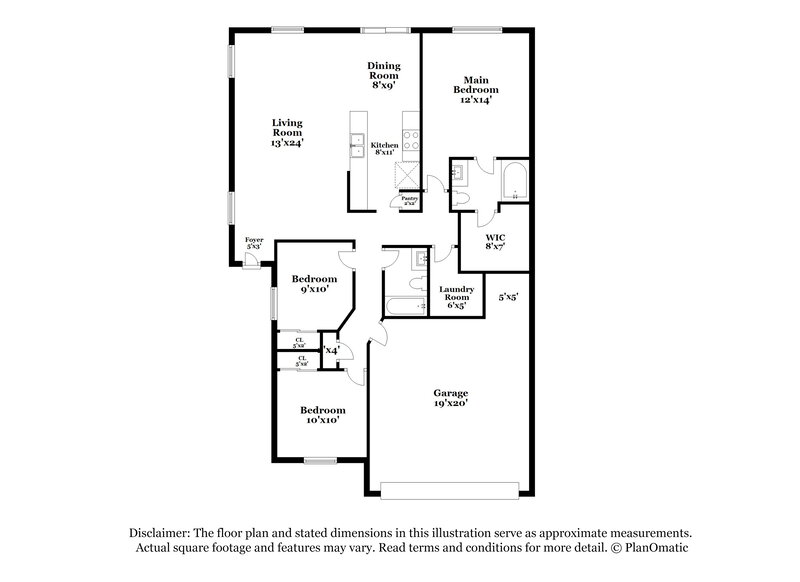 1,825/Mo, 540 Carlos Julio Ave North Las Vegas, NV 89031 No Caption View