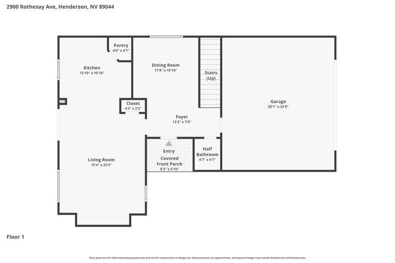 2,245/Mo, 2900 Rothesay Ave Henderson, NV 89044 Floor Plan View
