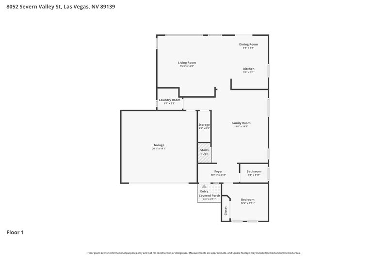 0/Mo, 8052 Severn Valley St Las Vegas, NV 89139 Floor Plan View