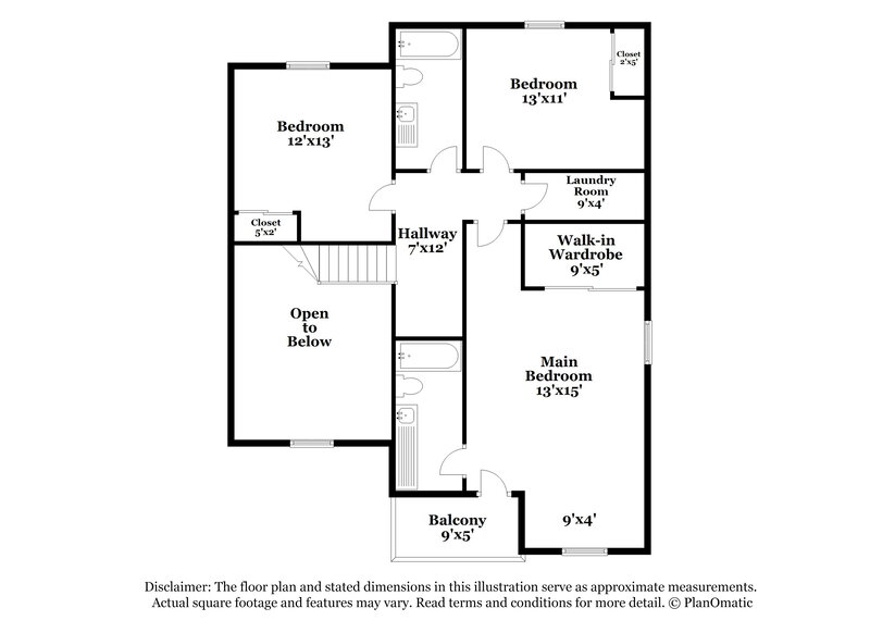 1,925/Mo, 9322 Winfrey Ave Las Vegas, NV 89148 Floor Plan View