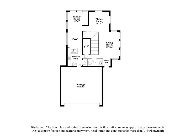 2,255/Mo, 4928 Tioga Pass Ave Las Vegas, NV 89139 Floor Plan View