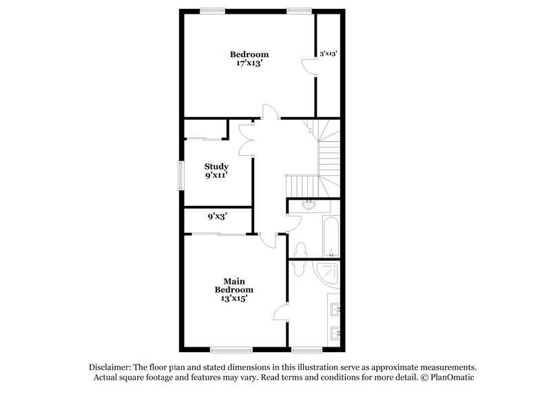 2,205/Mo, 5468 Mercantile St Las Vegas, NV 89118 Floor Plan View 2