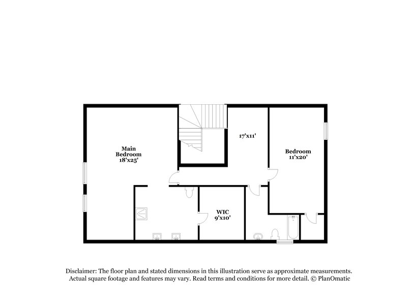 2,400/Mo, 3568 Meridale Dr Las Vegas, NV 89147 Floor Plan View 2