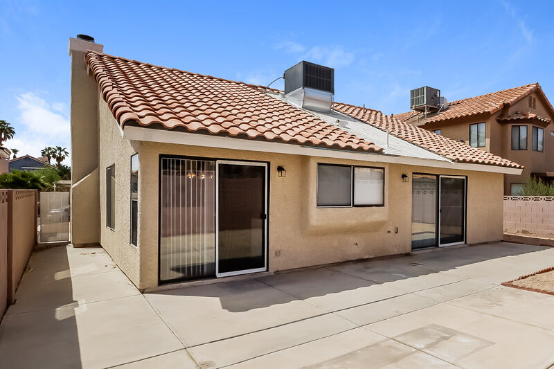 2,100/Mo, 1338 Operetta Way Las Vegas, NV 89119 Rear View