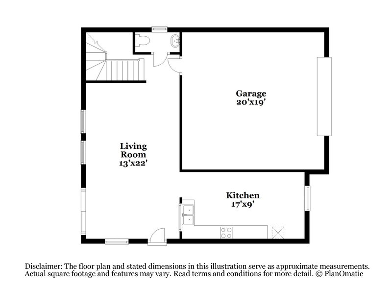 2,310/Mo, 5007 Pine Mountain Ave Las Vegas, NV 89139 Floor Plan View 2