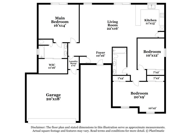 3,110/Mo, 1042 Juniper Ridge Ave Henderson, NV 89015 Floor Plan View