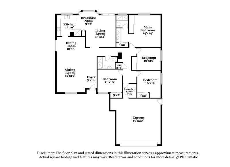 2,510/Mo, 3145 Laurel Ave Henderson, NV 89014 Floor Plan View