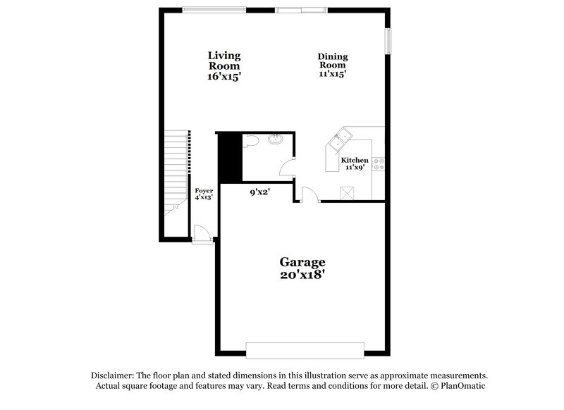 3,290/Mo, 6209 Govett Crescent Ct Las Vegas, NV 89130 Floor Plan View