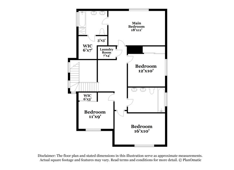 3,290/Mo, 6209 Govett Crescent Ct Las Vegas, NV 89130 Floor Plan View 2