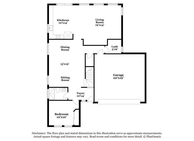 3,290/Mo, 7866 Harp Tree St Las Vegas, NV 89139 Floor Plan View