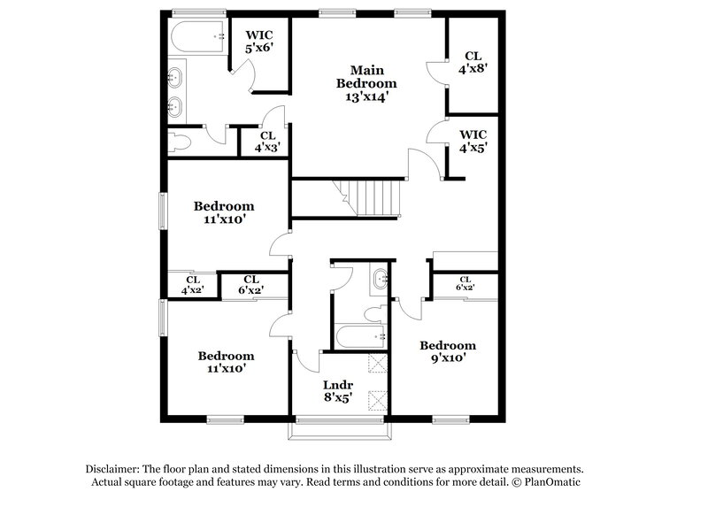 2,285/Mo, 7448 Bouquet Canyon St Las Vegas, NV 89139 Floor Plan View