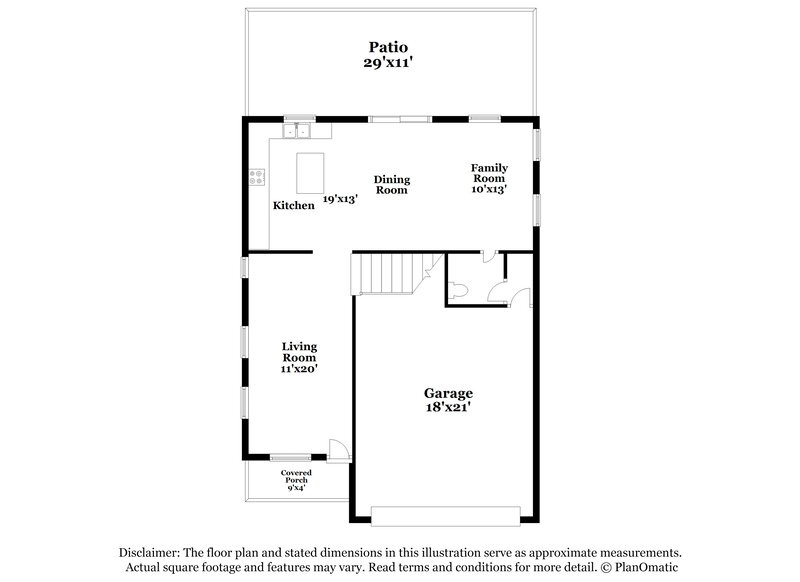 2,285/Mo, 7448 Bouquet Canyon St Las Vegas, NV 89139 Floor Plan View 2