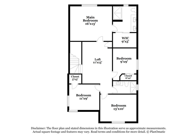 2,190/Mo, 6471 Brook Cottage Ln Las Vegas, NV 89122 Floor Plan View
