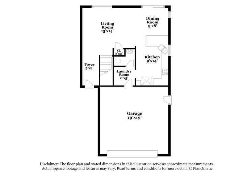 2,190/Mo, 6471 Brook Cottage Ln Las Vegas, NV 89122 Floor Plan View 2