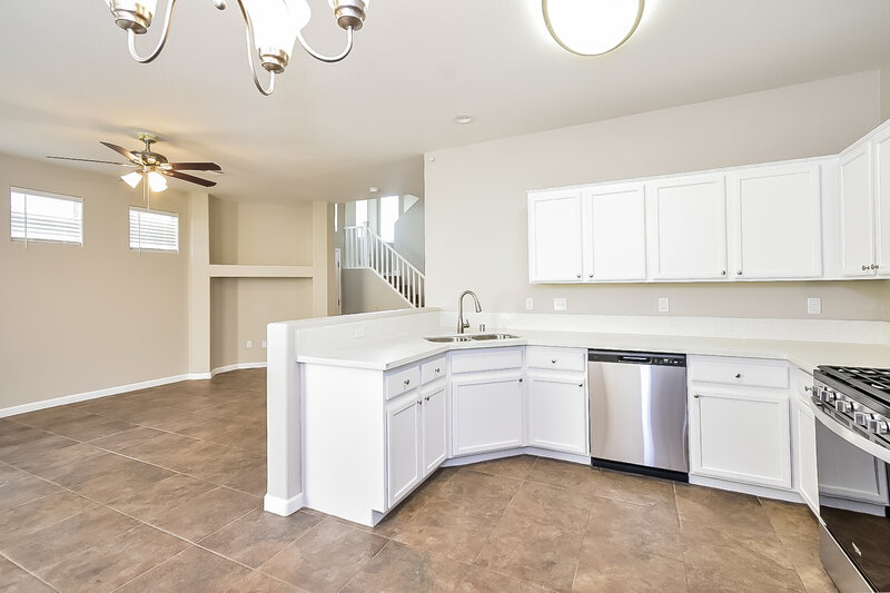 3,570/Mo, 3741 Mornings Dawn St Las Vegas, NV 89129 Kitchen View 2