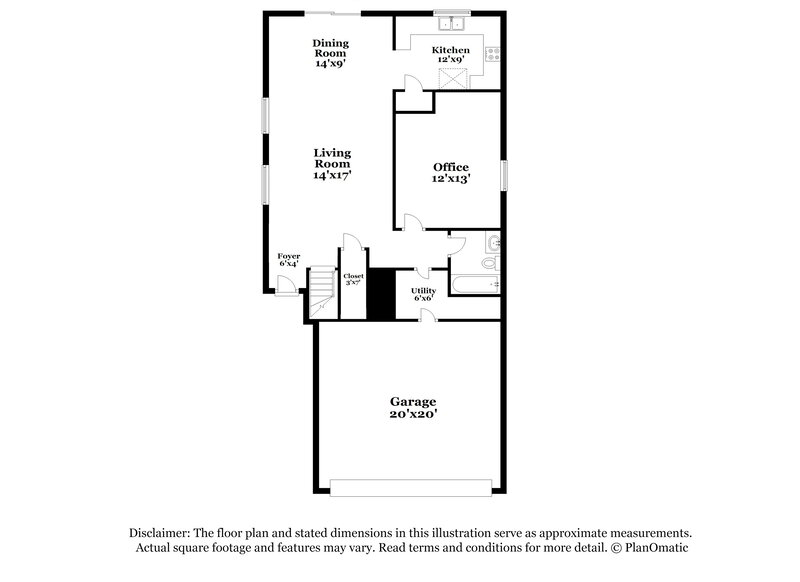 2,500/Mo, 6244 W Haleh Ave Las Vegas, NV 89141 Floor Plan View