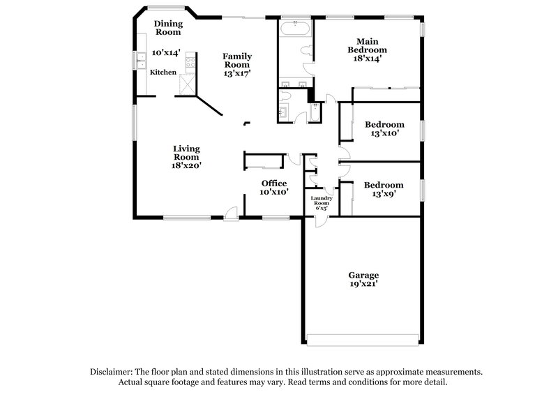 2,255/Mo, 2824 Deep Water Cir Las Vegas, NV 89117 Floor Plan View