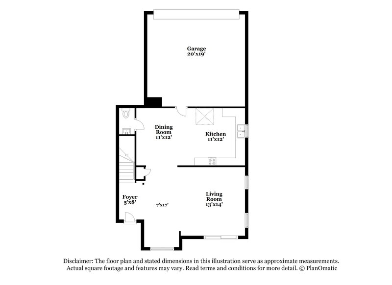 2,080/Mo, 5594 Calais Ct Las Vegas, NV 89118 Floor Plan View
