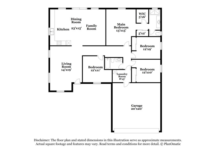 2,375/Mo, 725 Arrowhead Trl Henderson, NV 89002 Floor Plan View
