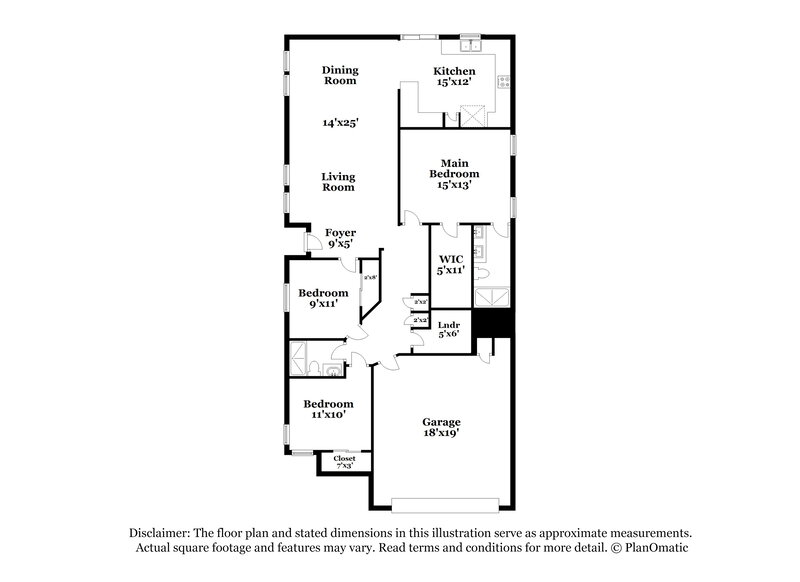 2,175/Mo, 11065 Romola St Las Vegas, NV 89141 Floor Plan View