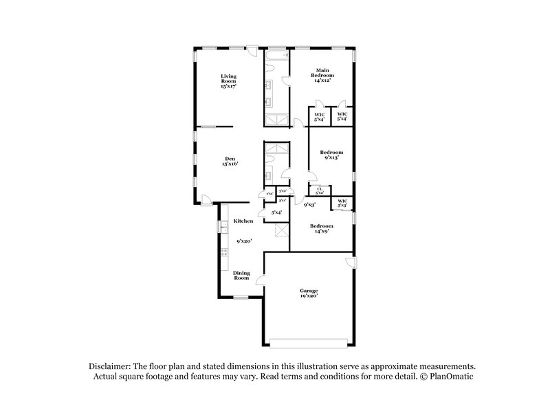 2,290/Mo, 4944 Signal Dr Las Vegas, NV 89130 Floor Plan View