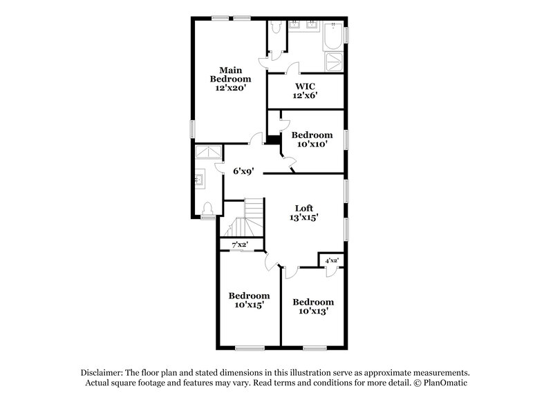 2,340/Mo, 9521 Colorado Blue St Las Vegas, NV 89123 Floorplan View 2