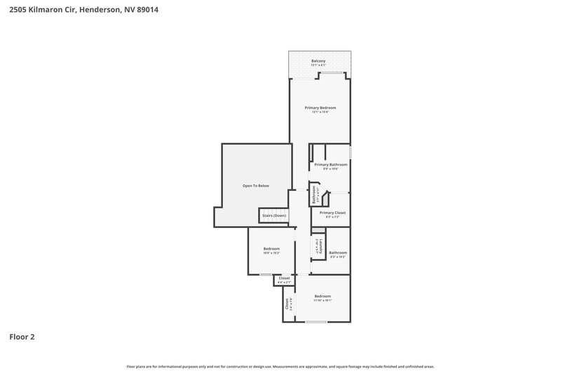 2,495/Mo, 2505 Kilmaron Cir Henderson, NV 89014 Floor Plan View 2