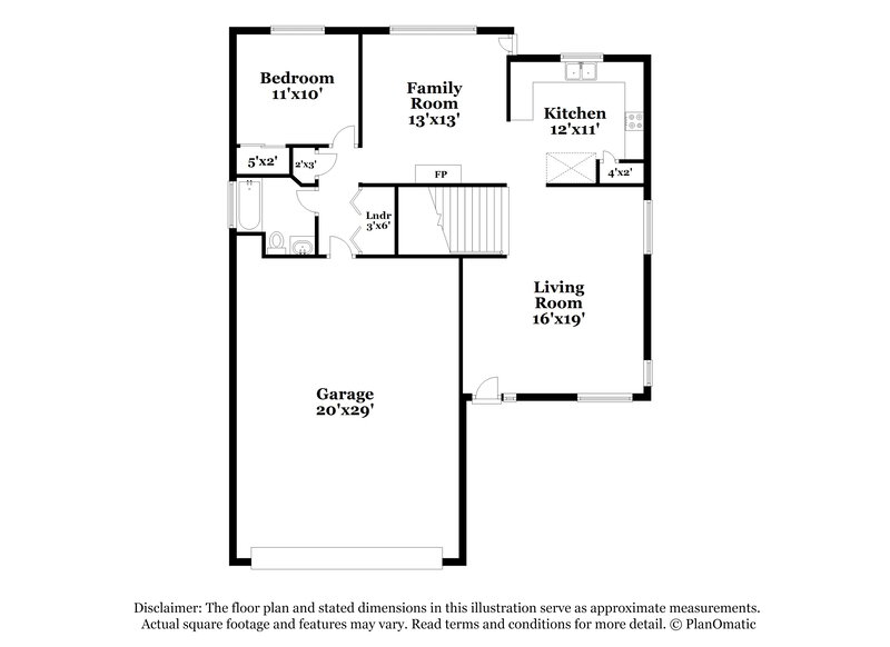 3,140/Mo, 10361 Sunny Ranch Ave Las Vegas, NV 89129 Floor Plan View