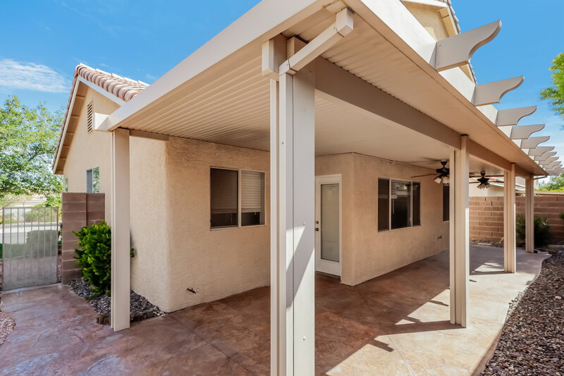 3,140/Mo, 10361 Sunny Ranch Ave Las Vegas, NV 89129 Rear View