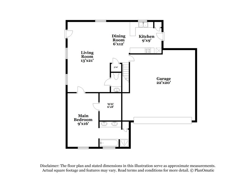 2,125/Mo, 4027 Sparrow Rock St Las Vegas, NV 89129 Floor Plan View