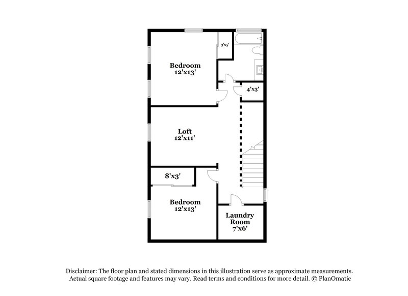 2,125/Mo, 4027 Sparrow Rock St Las Vegas, NV 89129 Floor Plan View 2