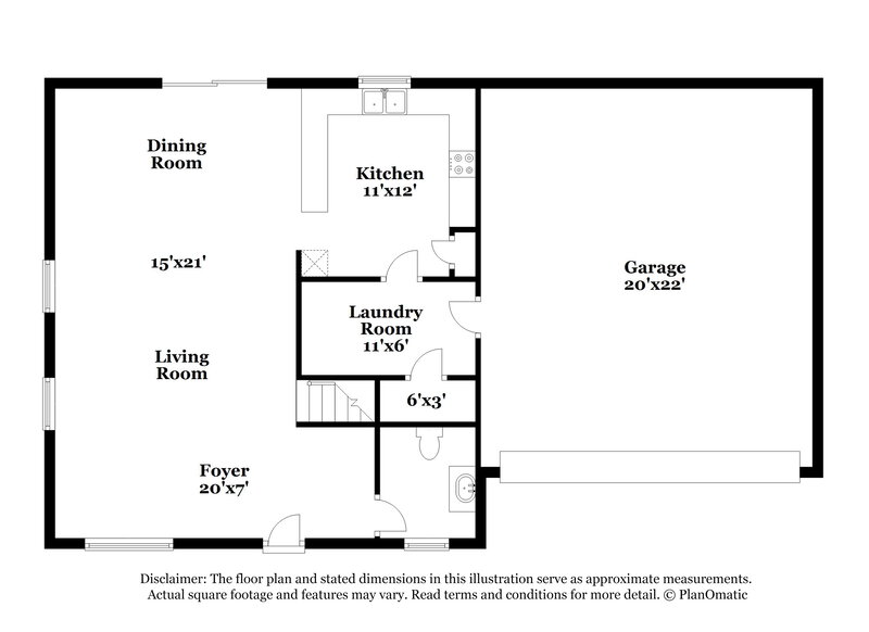 2,990/Mo, 6883 Momentos St Las Vegas, NV 89149 Floor Plan View