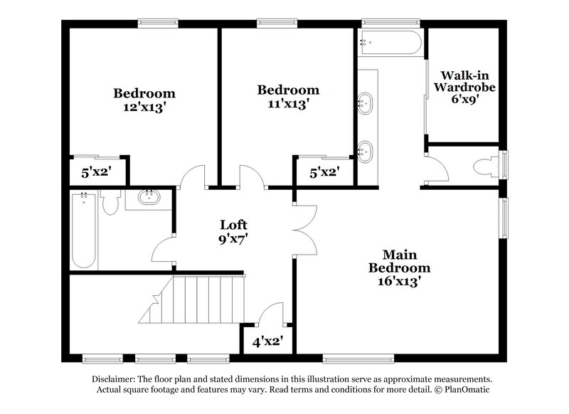 2,990/Mo, 6883 Momentos St Las Vegas, NV 89149 Floor Plan View 2