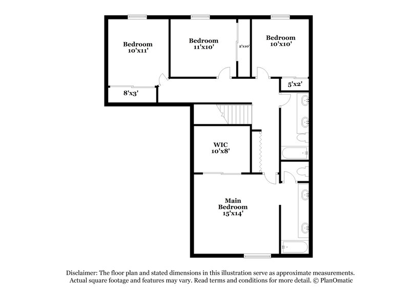 2,360/Mo, 9991 Oyster Pearl St Las Vegas, NV 89183 Floor Plan View 2