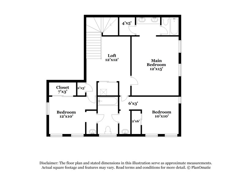 2,020/Mo, 6083 W Dewey Dr Las Vegas, NV 89118 Floorplan View 2