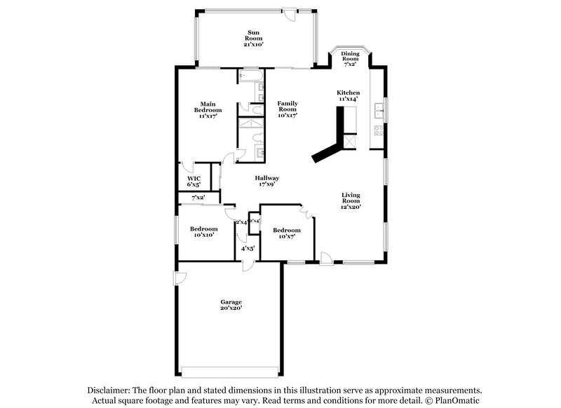 2,180/Mo, 406 Aloha Dr Henderson, NV 89015 Floor Plan View