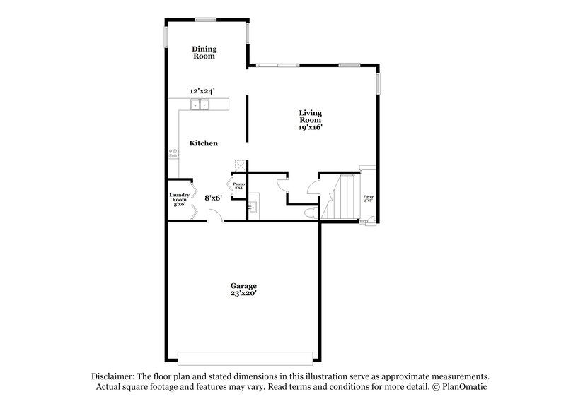 2,030/Mo, 1218 Cobble Lake Ave North Las Vegas, NV 89081 Floor Plan View