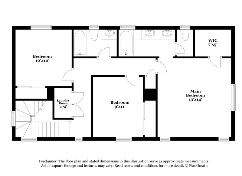 1,975/Mo, 1021 Sunny Acres Ave North Las Vegas, NV 89081 Floorplan View 2