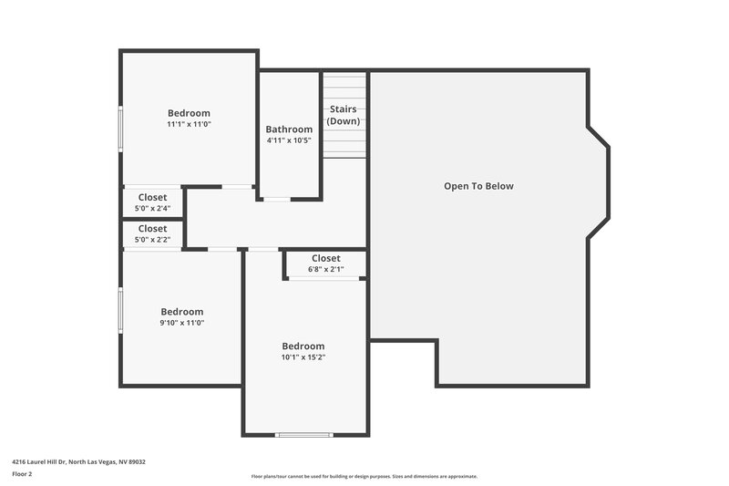 2,285/Mo, 4216 Laurel Hill Dr North Las Vegas, NV 89032 Floor Plan View 2