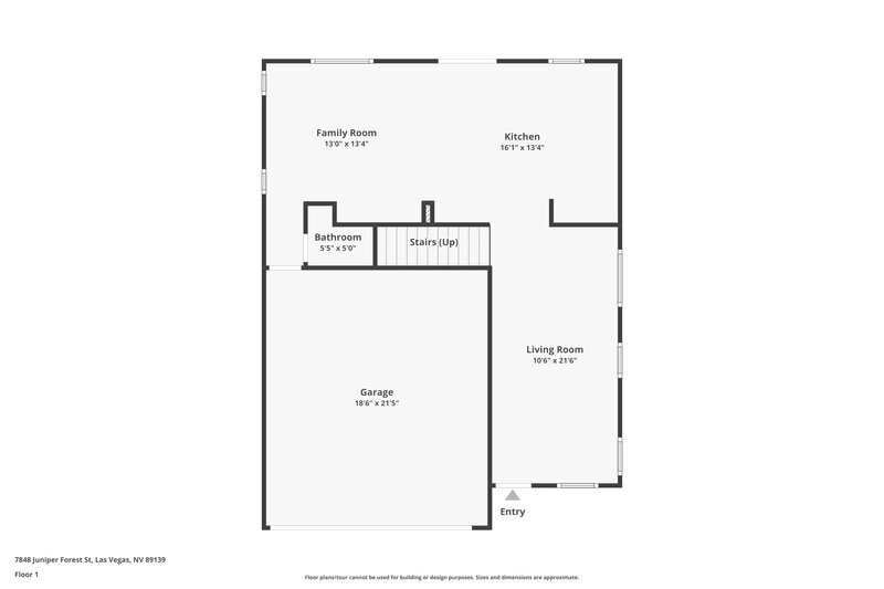 2,155/Mo, 7848 Juniper Forest St Las Vegas, NV 89139 Floorplan View