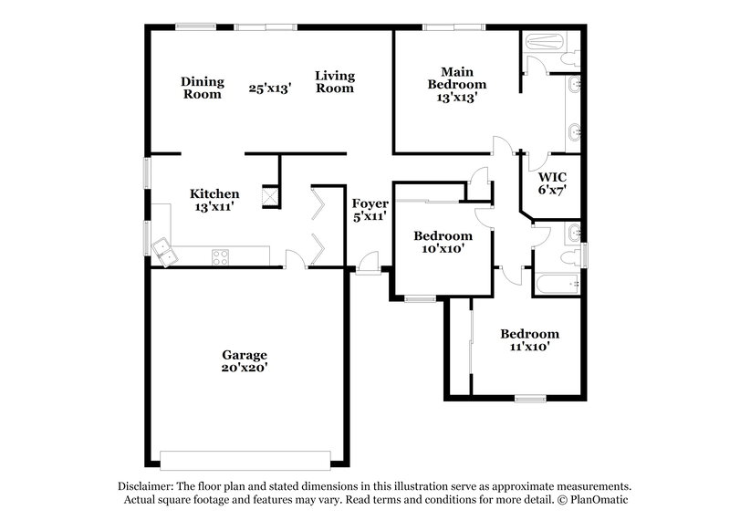 2,130/Mo, 827 Golden Plata Ct Henderson, NV 89015 Floor Plan View