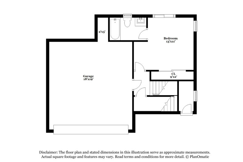 1,960/Mo, 8929 Emma Clare Ct Las Vegas, NV 89149 Floor Plan View