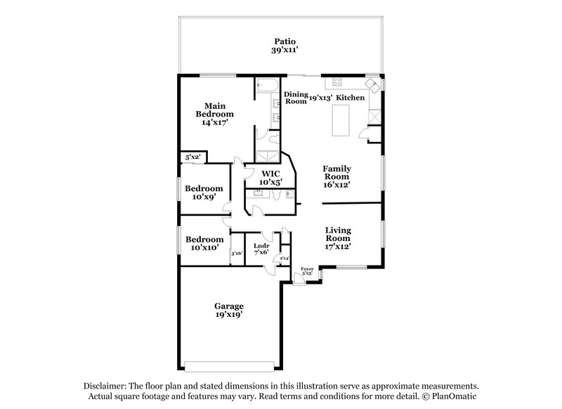 2,230/Mo, 732 Camino La Paz Henderson, NV 89012 Floor Plan View