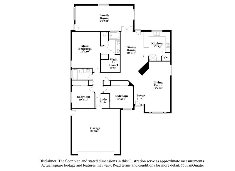2,210/Mo, 5908 Cherry Falls Ct Las Vegas, NV 89130 Floorplan View