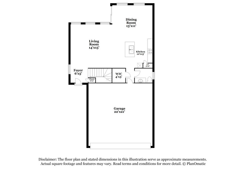 2,330/Mo, 7506 Whitman Colonial St Las Vegas, NV 89166 Floor Plan View 2