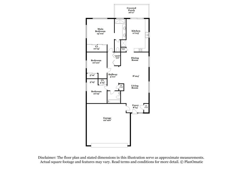 2,275/Mo, 8508 Last Point Ave Las Vegas, NV 89129 Floorplan View