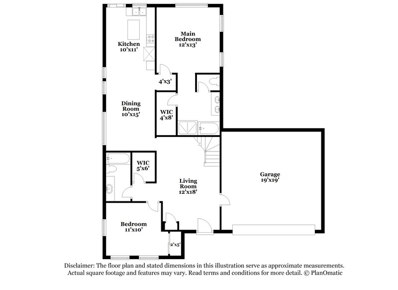 3,440/Mo, 9832 Lake Austin Ct Las Vegas, NV 89148 Floor Plan View