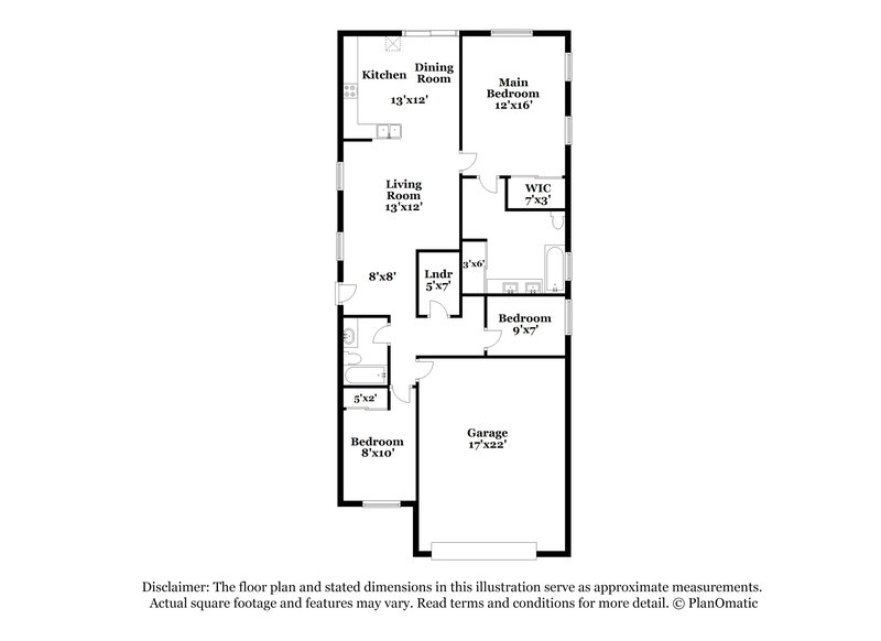 2,075/Mo, 8837 Medicine Wheel Ave Las Vegas, NV 89143 Floor Plan View