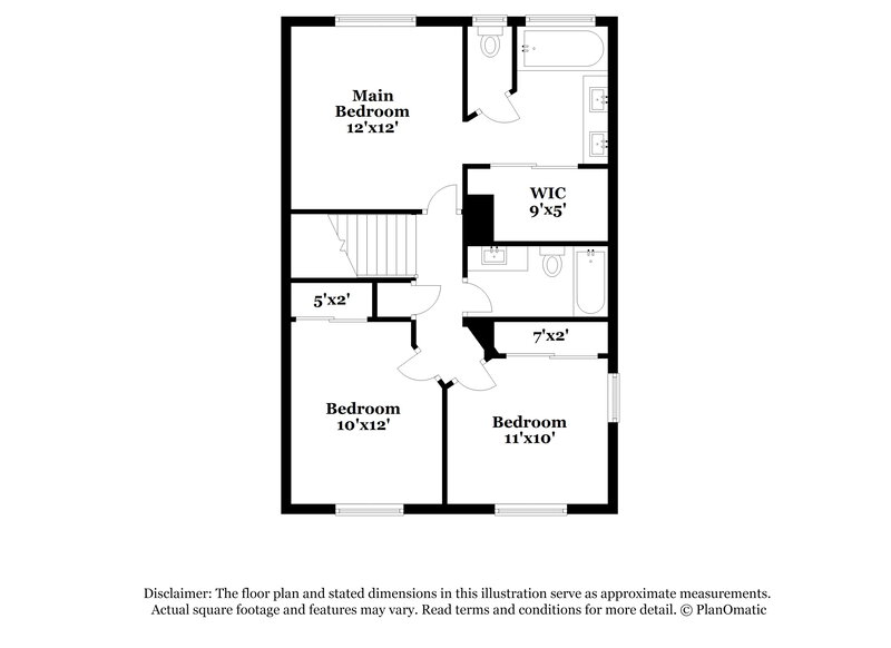 1,875/Mo, 7530 Desert Lupine St Las Vegas, NV 89139 Floor Plan View 2