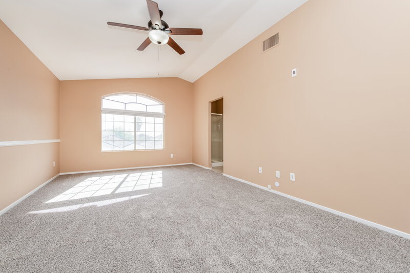 2,300/Mo, 7537 Flat Rock St Las Vegas, NV 89131 Main Bedroom View